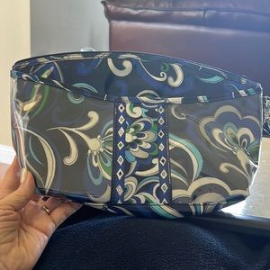Vera Bradley Retired plastic zipper Mediterranean Perfect Condition Never Used